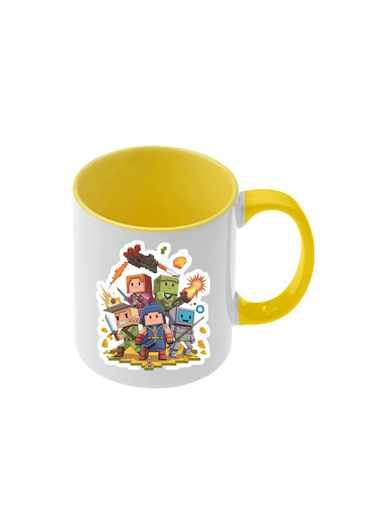 Roblox Tasse Gelbe Griff Innenseite