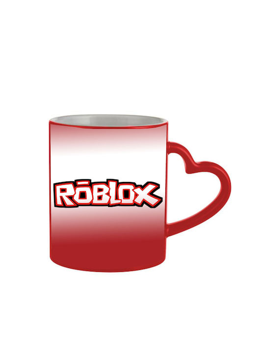 Magische Rote Tasse Roblox Mit Herzgriff