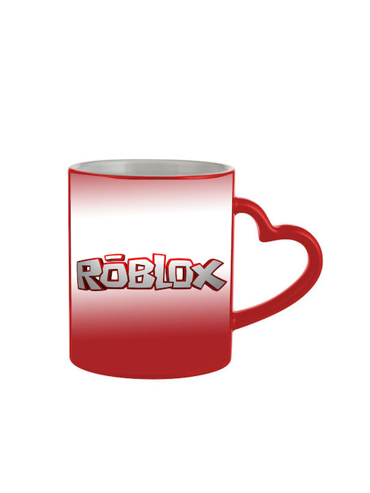 Magische Rote Tasse Roblox Mit Herzgriff