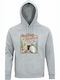 Hoodie Organic Unisex " Rolling Stones Funny Easter Edition " Grey Melange