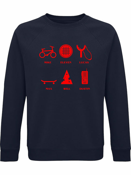 Sweatshirt Organic Unisex " Stranger Things Gan...