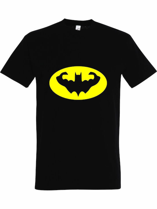 Unisex T-shirt Batman Bodybuilder Gym Lover Schwarz