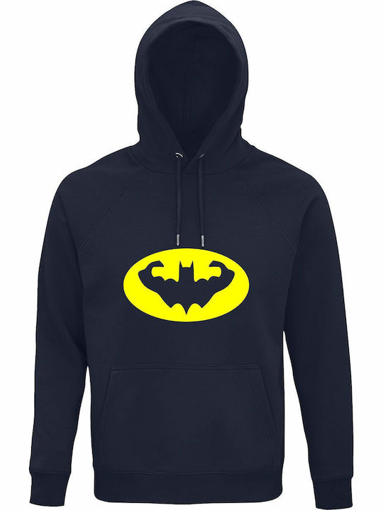 Блуза с Качулка Органичен Памук Унисекс Batman ...