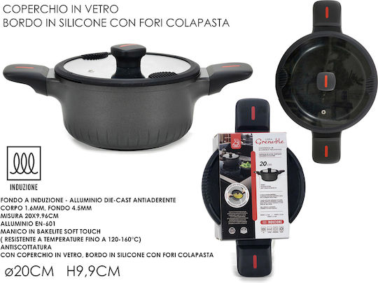 General Trade Tiefe Aluminium Kochtopf 20cm