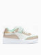 Kids Sneakers Anatomic with Hoop & Loop Closure White
