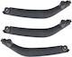 Set 3 Mânere Interioare Negre Din Plastic Compatibile BMW X5 F15 2014-2018 X6 F16 2013-2019