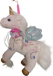 Easter Candle Unicorn Round Pink