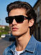 King Unisex Sonnenbrillen mit Mehrfarbigem Rahmen und Braunen Polarisiertem Glas SUNKI345-SN019