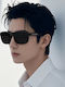 King Unisex Sunglasses with Black Frame and Brown Polarized Lens SUNKI345-SN020