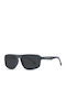 King Unisex Sunglasses with Gray Frame and Black Polarized Lens SUNKI345-SN022
