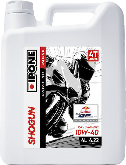 Ipone 10W-40 Motorcycle Oil for Four-Stroke Engines 4lt