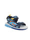 Kindersandalen mit Bügel- und Schleifenverschluss Blau