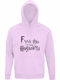 Kinder-Sweatshirt mit Kapuze Creamy Rosa I Am Going To Hogwarts Harry Potter