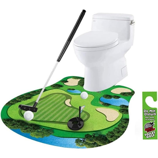 Covoraș De Baie Alista Home Design Teren De Golf Interactiv 14+ Ani Pvc 80 X 69 Cm Verde