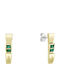 Lacoste Gold Plated Steel Earrings