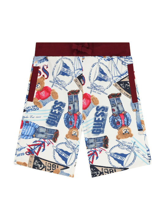 Guess Sport Kids Shorts Bermudas White