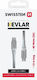 Swissten Kevlar USB-C Cable USB-C 60W 3A Extra Durable 1.5m White