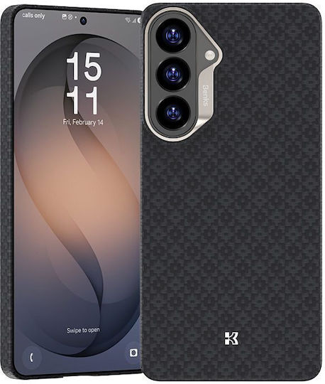 Benks Magnetic Armor Air Armor Grid Kevlar Case Metal Frame 600d E048 Samsung Galaxy S26 Black