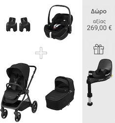 Maxi-Cosi Oxford 3 in 1 Kinderwagen Twillic Schwarz Maxi-Cosi Oxford 3 in 1 Kinderwagen Twillic Schwarz