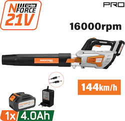 Nakayama Pro EC1641X4 Suflantă 21V cu 1 Baterie 4Ah Nakayama Pro EC1641X4 Suflantă 21V cu 1 Baterie 4Ah