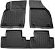 Race Action Car Mats Volvo S40 II MS & V50 MW 2004-2012 4-Door/5-Door Rubber Tray Protective Fasteners Passenger Cars 5 Pieces 5037015/ST