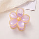 Hair Claw Clip with Flower