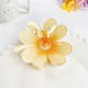 Hair Claw Clip with Flower