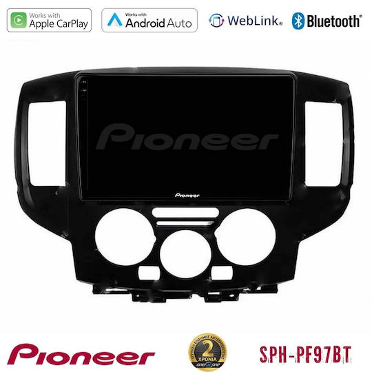 Pioneer Car Audio System for Nissan NV200 2009 – 2019 (Bluetooth/USB/AUX/WiFi/GPS/Apple CarPlay/Android Auto) with 9" Touch Screen