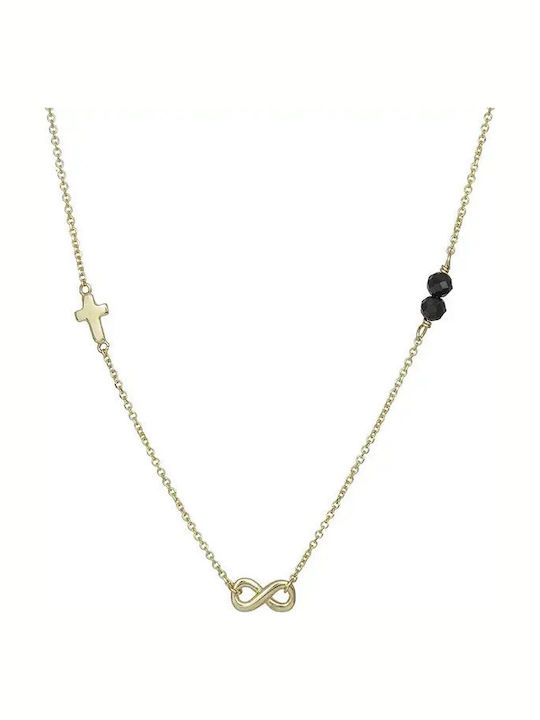 Infinity Necklace in 14K Gold