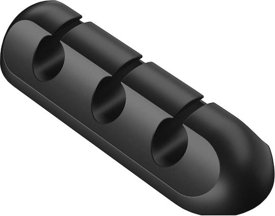 Kabelorganisator Alista Home Kabelclips Doppeltes Kleben Fixierung Silikon 3 Fächer Schwarz