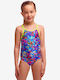 Funkita Детски Костюм За Баня Една Част Син