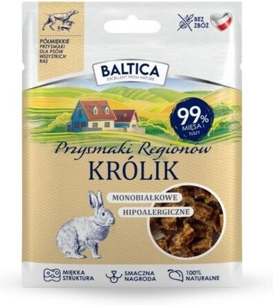 Baltica Λιχουδιά Σκύλου Διαίτης με Κουνέλι και Λαγό 30gr