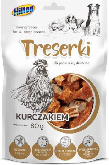 Hilton Dog Treat With Meat And Chicken 80gr