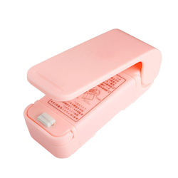 Mini Akku-Bag Sealer Alista Home Heißversiegelung Mit Magnet Tragbar 9,7x3 cm Rosa