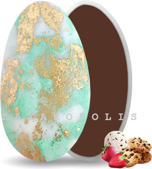 Zaxaropolis Κουφέτα Choco Splash σε Σχήμα Κλασικό με Γεύση Σοκολάτα Τιρκουάζ 1000gr