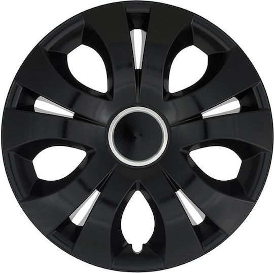 Jestic Top Ring Schwarz 17" Für Smart 4 Stück