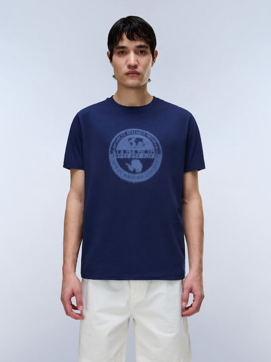 Napapijri Napapijri Kurzarm T-Shirts Blau