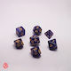 Dice Set Purple Acrylic Dice RPG Dungeons & Dragons Pathfinder Wargames