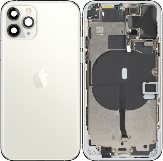Carcasă Baterie iPhone 11 Pro Ramă Mijlocie Argintie Swap