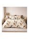 My Home Luxury Double Duvet Cover Set With 2 Pillowcases 220x240cm Multicolour