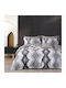 My Home Luxury Double Duvet Cover Set With 2 Pillowcases 220x240cm Multicolour