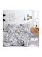 My Home Luxury Double Duvet Cover Set With 2 Pillowcases 220x240cm Multicolour