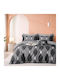 My Home Luxury Double Duvet Cover Set With 2 Pillowcases 220x240cm Multicolour