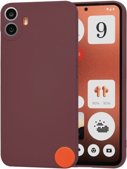 Case Nothing Cmf Phone 1 Techsuit Softflex Burgundy