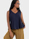 Women's Cotton Top Blue