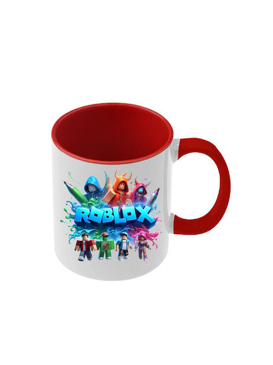 Roblox Tasse Rote Griff Innenseite