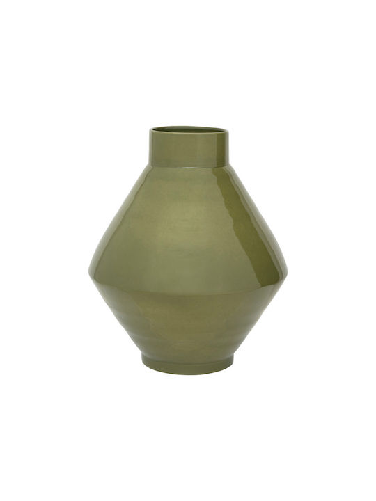 Urban Nature Culture Amsterdam Decorative Floor Vase Ceramic Green H45cm