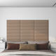 vidaXL Fabric Bed Headboard Brown 60cm