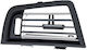 Dashboard Ventilation Grill Left Side Compatible Bmw Series 5 F10 F11 2010-2017 Black Chrome