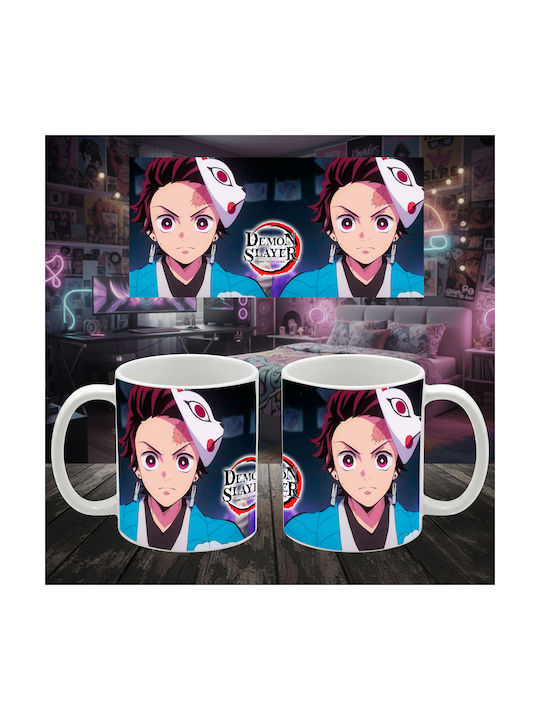 Λευκή Κούπα Anime Demon Slayer